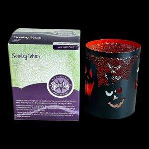 Scentsy Warmer Wrap ONLY All Hallows For Core Warmer Halloween Pumpkin Retired